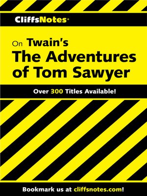 cover image of CliffsNotes on Twain's the Adventures of Tom Sawyer